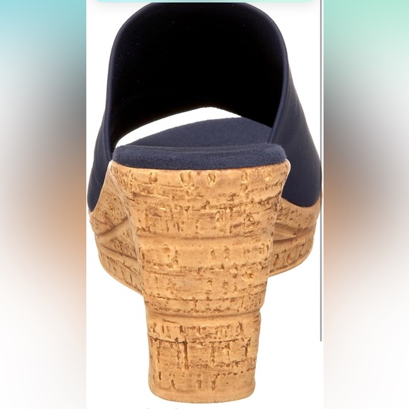 NEW Onex Christina Navy Womens Wedge Sandals - Size 11B - Picture 3 of 13